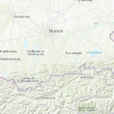 Map showing location of Warngau (47.832170, 11.721730)