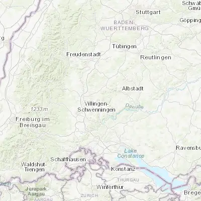 Map showing location of Wehingen (48.145330, 8.791510)