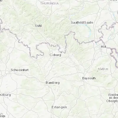 Map showing location of Weidhausen bei Coburg (50.203540, 11.140060)