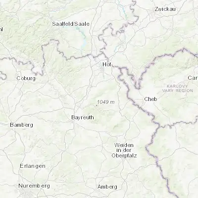 Map showing location of Weißenstadt (50.102170, 11.888490)