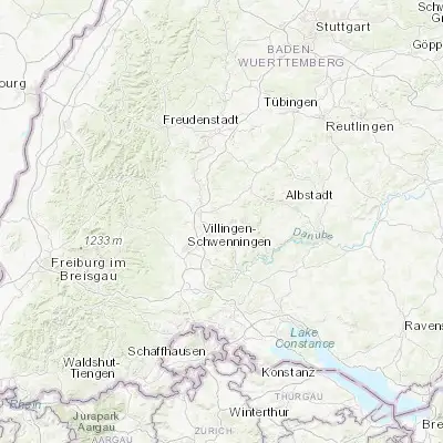 Map showing location of Wellendingen (48.147450, 8.703750)