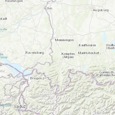 Map showing location of Wiggensbach (47.747810, 10.229870)