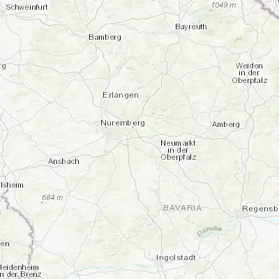 Map showing location of Winkelhaid (49.389630, 11.298880)