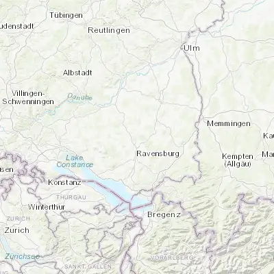 Map showing location of Wolpertswende (47.894710, 9.612020)