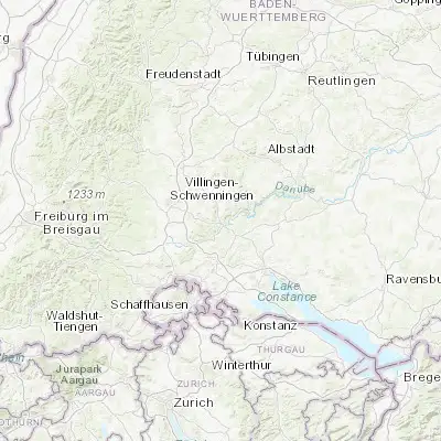 Map showing location of Wurmlingen (48.000000, 8.783330)