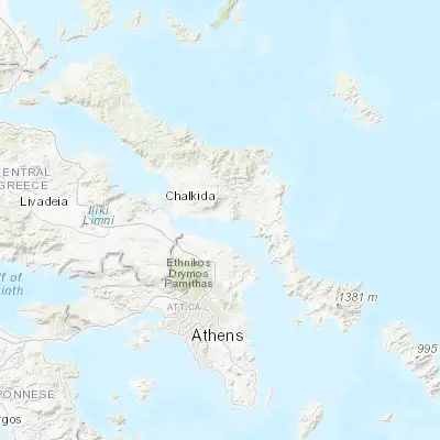 Map showing location of Amárynthos (38.393000, 23.884920)