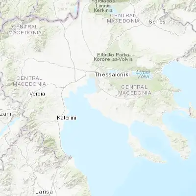 Map showing location of Trílofos (40.468980, 22.971800)