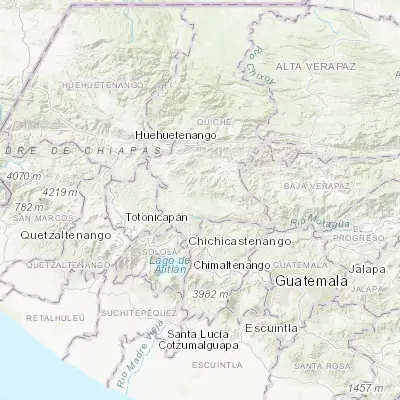 Map showing location of Chinique (15.041470, -91.025940)