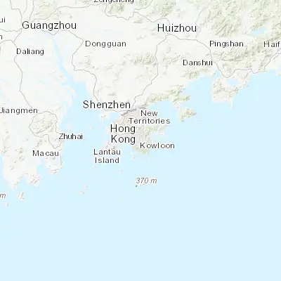 Map showing location of Kowloon (22.316670, 114.183330)