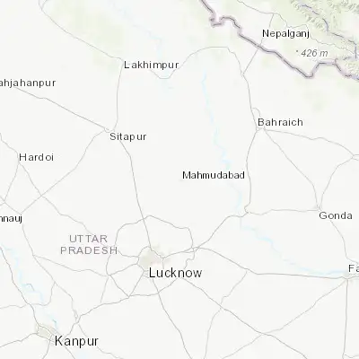 Map showing location of Mahmudābād (27.291910, 81.117750)