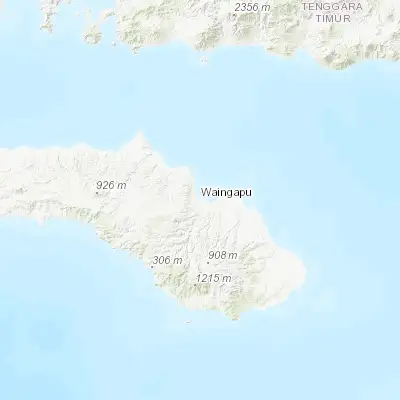 Map showing location of Waingapu (-9.656700, 120.264100)