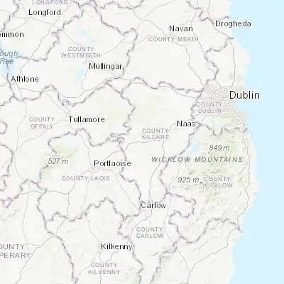 Map showing location of Kildare (53.156110, -6.914440)