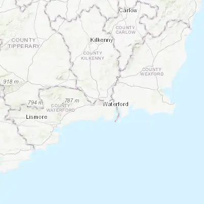 Map showing location of Waterford (52.258330, -7.111940)