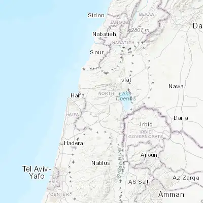 Map showing location of ‘Uzeir (32.792120, 35.329840)