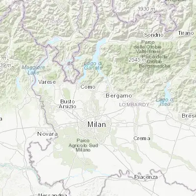 Map showing location of Besana in Brianza (45.702350, 9.294700)