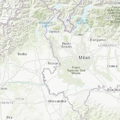 Map showing location of Boffalora Sopra Ticino (45.467350, 8.830950)