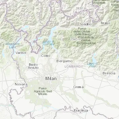 Map showing location of Brivio (45.737250, 9.442490)