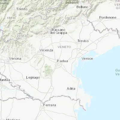 Map showing location of Cadoneghe (45.442820, 11.927490)