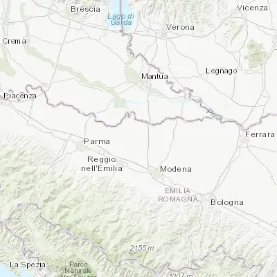 Map showing location of Campagnola Emilia (44.839250, 10.765070)