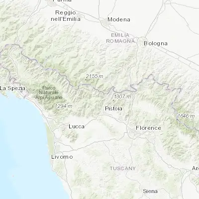 Map showing location of Campo Tizzoro (44.039940, 10.852370)