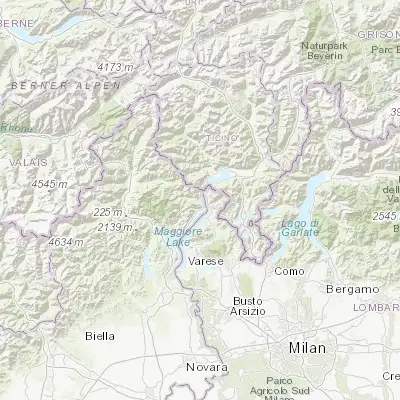 Map showing location of Cannobio (46.062330, 8.696280)