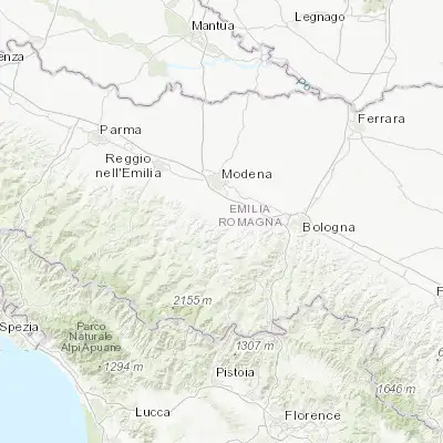 Map showing location of Castelvetro di Modena (44.504220, 10.946660)