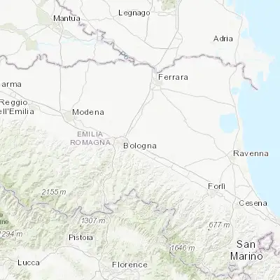 Map showing location of Castenaso (44.513980, 11.468420)