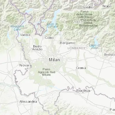 Map showing location of Cernusco sul Naviglio (45.525260, 9.332970)