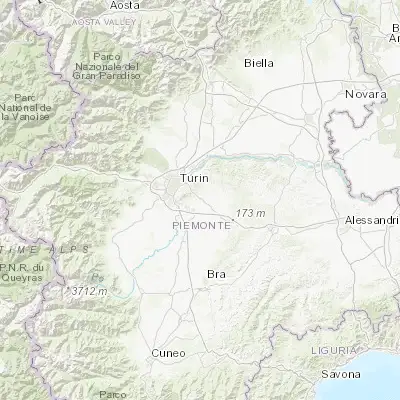 Map showing location of Chieri (45.010540, 7.821330)