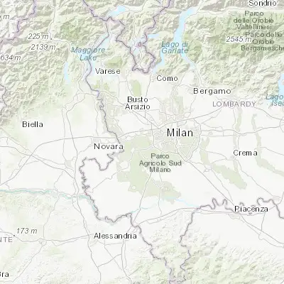 Map showing location of Cisliano (45.443710, 8.986950)