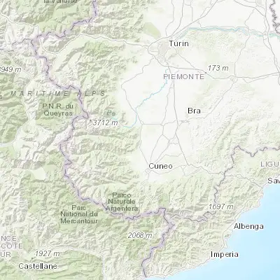 Map showing location of Costigliole Saluzzo (44.564530, 7.485430)