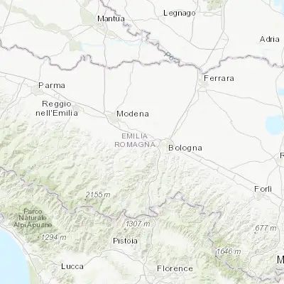 Map showing location of Crespellano (44.511960, 11.132240)