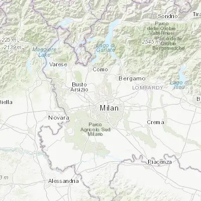 Map showing location of Cusano (45.551870, 9.183730)