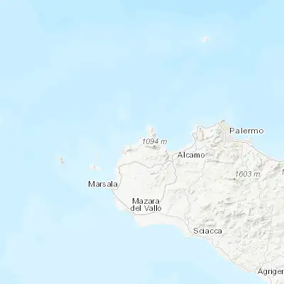 Map showing location of Custonaci (38.079310, 12.685710)