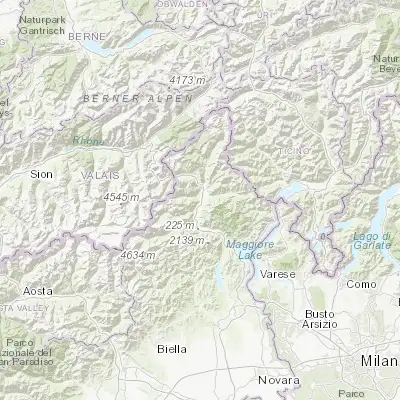 Map showing location of Domodossola (46.116500, 8.293130)