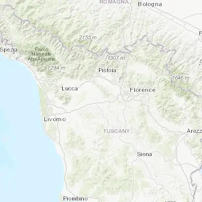 Map showing location of Empoli (43.717950, 10.947580)