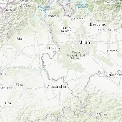 Map showing location of Gambolò (45.262090, 8.858200)