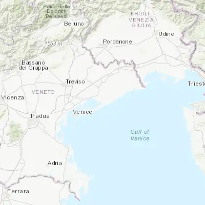 Map showing location of Iesolo (45.533110, 12.644750)