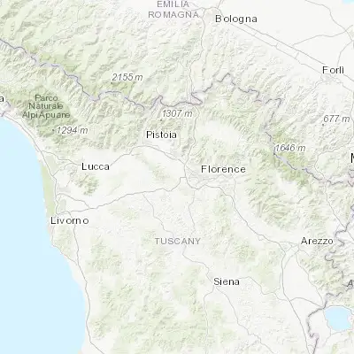 Map showing location of Lastra a Signa (43.769980, 11.112710)