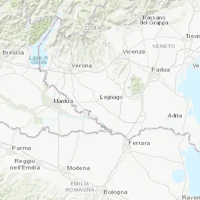 Map showing location of Legnago (45.193650, 11.302270)