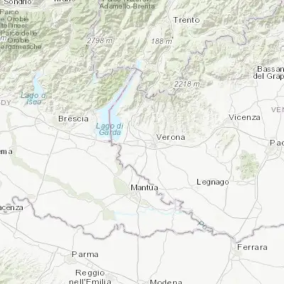 Map showing location of Lugagnano (45.433270, 10.884020)