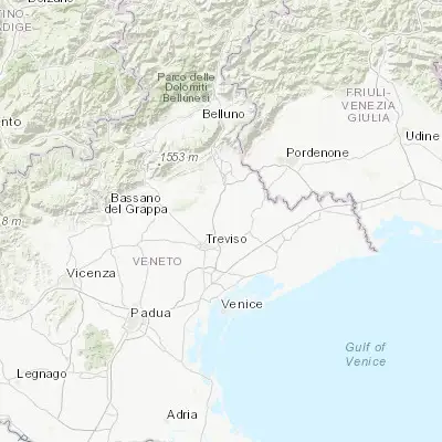 Map showing location of Maserada sul Piave (45.751950, 12.317730)