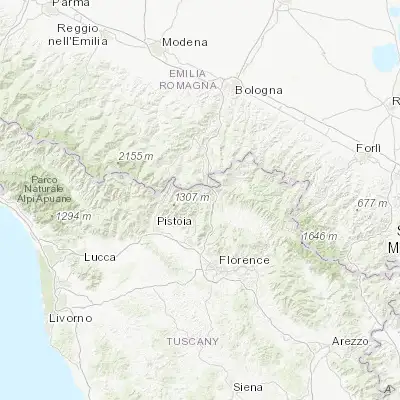 Map showing location of Mercatale-San Quirico (44.044260, 11.151630)