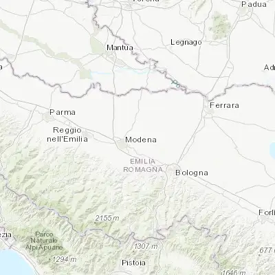 Map showing location of Nonantola (44.677850, 11.037850)