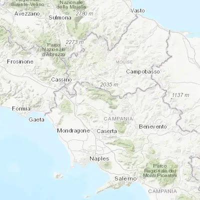 Map showing location of Piedimonte Matese (41.350820, 14.368030)