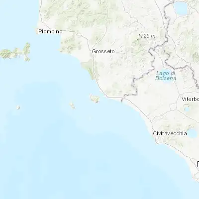 Map showing location of Porto Ercole (42.401710, 11.205230)