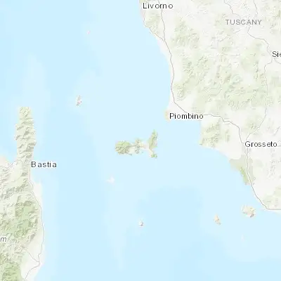 Map showing location of Portoferraio (42.812330, 10.312970)