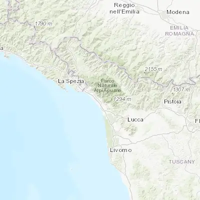 Map showing location of Ripa-Pozzi-Querceta-Ponterosso (43.978060, 10.203720)