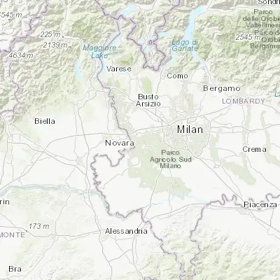 Map showing location of Robecco sul Naviglio (45.436620, 8.885730)