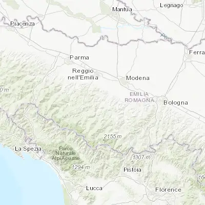 Map showing location of Roteglia (44.484170, 10.688320)